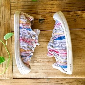 Wavy pastel stripes girls Roxy sneakers